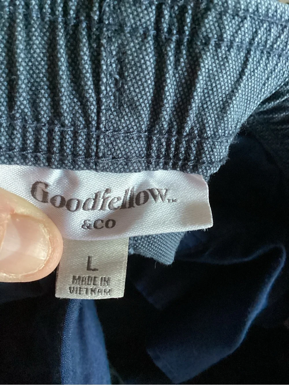 Goodfellow & Co Navy Drawstring Shorts  L EUC